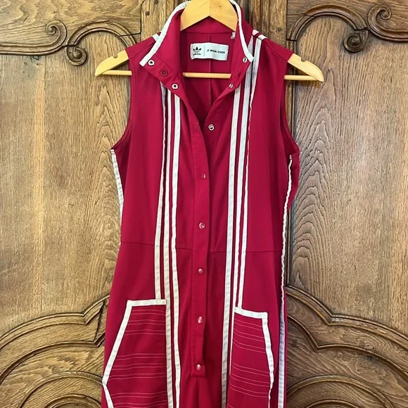 adidas Originals Red Jumpsuit - Picture 15 of 16